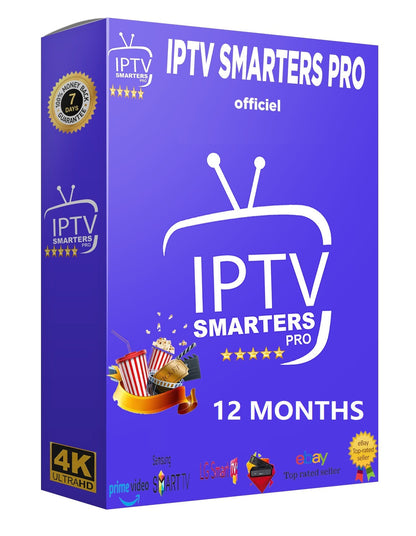 IPTV SMARTERS PRO - SUBSCRIPTION 12 MONTHS ( 4 DEVICES )